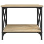 Mesa auxiliar madera contrachapada roble Sonoma 55x38x45 cm en Mesas de centro | Comprar online en Foru.es