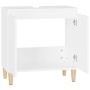 Armario para lavabo madera contrachapada blanco 58x33x60 cm de vidaXL, Tocadores de baño - Ref: Foro24-821252, Precio: 51,79 ...