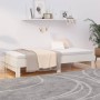 Sofá cama extraíble madera maciza de pino blanco 2x(80x200) cm de vidaXL, Camas y somieres - Ref: Foro24-823385, Precio: 185,...