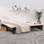 Sofá cama extraíble madera maciza de pino negro 2x(90x190) cm de vidaXL, Camas y somieres - Ref: Foro24-823393, Precio: 165,0...