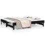 Sofá cama extraíble madera maciza de pino negro 2x(90x190) cm de vidaXL, Camas y somieres - Ref: Foro24-823393, Precio: 165,0...