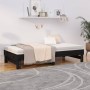 Sofá cama extraíble madera maciza de pino negro 2x(90x190) cm de vidaXL, Camas y somieres - Ref: Foro24-823393, Precio: 165,0...