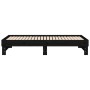 Sofá cama extraíble madera maciza de pino negro 2x(90x190) cm de vidaXL, Camas y somieres - Ref: Foro24-823393, Precio: 165,0...