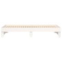 Sofá cama extraíble madera maciza de pino blanco 2x(100x200) cm de vidaXL, Camas y somieres - Ref: Foro24-823375, Precio: 250...