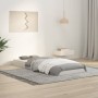 Estructura de cama madera maciza de pino blanco 75x190 cm de vidaXL, Camas y somieres - Ref: Foro24-823485, Precio: 57,63 €, ...