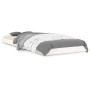 Estructura de cama madera maciza de pino blanco 75x190 cm de vidaXL, Camas y somieres - Ref: Foro24-823485, Precio: 57,63 €, ...