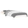Estructura de cama madera maciza de pino blanco 75x190 cm de vidaXL, Camas y somieres - Ref: Foro24-823485, Precio: 57,63 €, ...