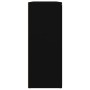 Aparador de madera contrachapada negro 91x29,5x75 cm de vidaXL, Aparadores - Ref: Foro24-823270, Precio: 83,03 €, Descuento: %