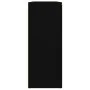 Aparador de madera contrachapada negro 91x29,5x75 cm de vidaXL, Aparadores - Ref: Foro24-823270, Precio: 80,50 €, Descuento: %