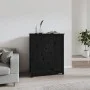 Tall solid black pine wood sideboard 83x41.5x100 cm by vidaXL, Sideboards - Ref: Foro24-823518, Price: 113,47 €, Discount: %