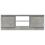 Mueble de TV con puerta gris hormigón 102x30x36 cm en Muebles TV | Comprar online en Foru.es
