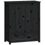 Aparador alto de madera maciza de pino negro 83x41,5x100 cm de vidaXL, Aparadores - Ref: Foro24-823518, Precio: 113,47 €, Des...