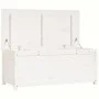 Caja de almacenaje madera maciza de pino blanco 110x50x45,5 cm de vidaXL, Armarios y almacenamiento - Ref: Foro24-823540, Pre...