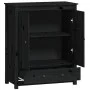 Tall solid black pine wood sideboard 83x41.5x100 cm by vidaXL, Sideboards - Ref: Foro24-823518, Price: 113,47 €, Discount: %