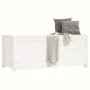 Caja de almacenaje madera maciza de pino blanco 110x50x45,5 cm de vidaXL, Armarios y almacenamiento - Ref: Foro24-823540, Pre...
