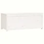 Caja de almacenaje madera maciza de pino blanco 110x50x45,5 cm de vidaXL, Armarios y almacenamiento - Ref: Foro24-823540, Pre...