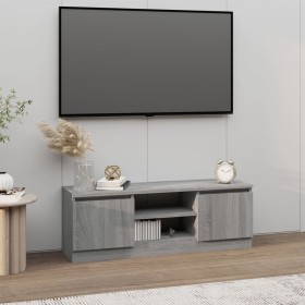 Mueble de TV con puerta gris Sonoma 102x30x36 cm en Muebles TV | Comprar online en Foru.es