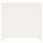 Caja de almacenaje madera maciza de pino blanco 110x50x45,5 cm de vidaXL, Armarios y almacenamiento - Ref: Foro24-823540, Pre...