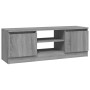 Mueble de TV con puerta gris Sonoma 102x30x36 cm en Muebles TV | Comprar online en Foru.es
