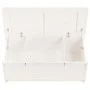 Caja de almacenaje madera maciza de pino blanco 110x50x45,5 cm de vidaXL, Armarios y almacenamiento - Ref: Foro24-823540, Pre...