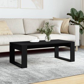 Mesa de centro madera de ingeniería negro 102x50x35 cm en Mesas de centro | Comprar online en Foru.es