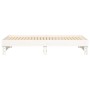 Sofá cama extraíble madera maciza de pino blanco 2x(75x190) cm de vidaXL, Camas y somieres - Ref: Foro24-823395, Precio: 173,...