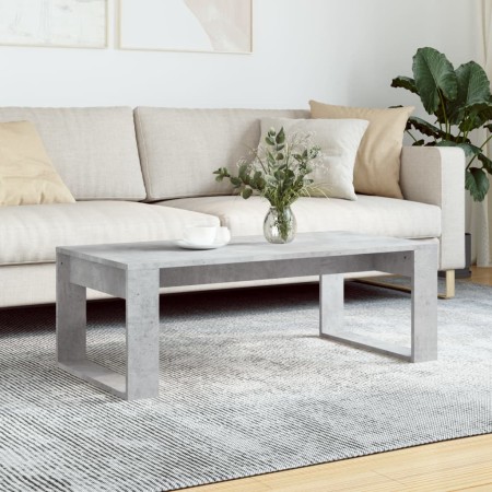 Mesa de centro madera de ingeniería gris hormigón 102x50x35 cm en Mesas de centro | Comprar online en Foru.es
