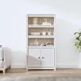 Aparador alto madera maciza de pino blanco 80x35x154 cm de vidaXL, Aparadores - Ref: Foro24-823520, Precio: 171,77 €, Descuen...