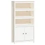 Aparador alto madera maciza de pino blanco 80x35x154 cm de vidaXL, Aparadores - Ref: Foro24-823520, Precio: 171,77 €, Descuen...