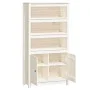 Aparador alto madera maciza de pino blanco 80x35x154 cm de vidaXL, Aparadores - Ref: Foro24-823520, Precio: 171,77 €, Descuen...
