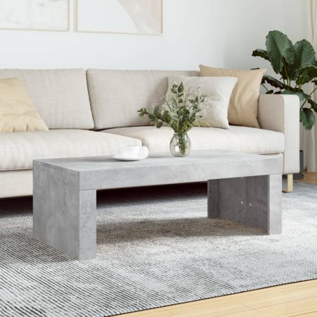 Mesa de centro madera de ingeniería gris hormigón 102x50x36 cm en Mesas de centro | Comprar online en Foru.es