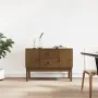 Aparador madera maciza de pino marrón miel 110x40x78 cm de vidaXL, Aparadores - Ref: Foro24-823527, Precio: 106,64 €, Descuen...
