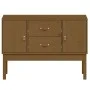 Aparador madera maciza de pino marrón miel 110x40x78 cm de vidaXL, Aparadores - Ref: Foro24-823527, Precio: 106,64 €, Descuen...