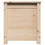 Caja de almacenamiento madera maciza de pino 80x40x45,5 cm en Armarios y almacenamiento | Comprar online en Foru.es