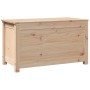 Caja de almacenamiento madera maciza de pino 80x40x45,5 cm en Armarios y almacenamiento | Comprar online en Foru.es