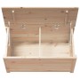 Caja de almacenamiento madera maciza de pino 80x40x45,5 cm en Armarios y almacenamiento | Comprar online en Foru.es
