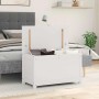Caja de almacenaje madera maciza de pino blanco 80x40x45,5 cm en Armarios y almacenamiento | Comprar online en Foru.es