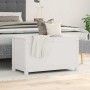 Caja de almacenaje madera maciza de pino blanco 80x40x45,5 cm en Armarios y almacenamiento | Comprar online en Foru.es