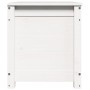 Caja de almacenaje madera maciza de pino blanco 80x40x45,5 cm en Armarios y almacenamiento | Comprar online en Foru.es