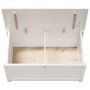 Caja de almacenaje madera maciza de pino blanco 80x40x45,5 cm en Armarios y almacenamiento | Comprar online en Foru.es