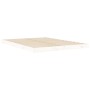 Estructura de cama madera maciza de pino blanco 135x190 cm de vidaXL, Camas y somieres - Ref: Foro24-823470, Precio: 95,00 €,...
