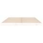 Estructura de cama madera maciza de pino blanco 135x190 cm de vidaXL, Camas y somieres - Ref: Foro24-823470, Precio: 95,00 €,...