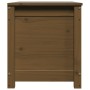 Caja de almacenaje madera maciza pino marrón miel 80x40x45,5 cm en Armarios y almacenamiento | Comprar online en Foru.es