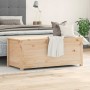 Caja de almacenamiento madera maciza de pino 110x50x45,5 cm en Armarios y almacenamiento | Comprar online en Foru.es