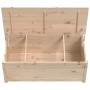 Caja de almacenamiento madera maciza de pino 110x50x45,5 cm en Armarios y almacenamiento | Comprar online en Foru.es