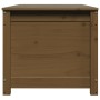 Caja almacenaje madera maciza pino marrón miel 110x50x45,5 cm en Armarios y almacenamiento | Comprar online en Foru.es