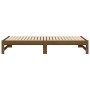Sofá cama extraíble madera maciza pino marrón miel 2x(90x190)cm de vidaXL, Camas y somieres - Ref: Foro24-823417, Precio: 146...