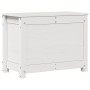 Caja de almacenaje madera maciza de pino blanco 60x32x45,5 cm en Armarios y almacenamiento | Comprar online en Foru.es