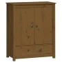 Aparador alto madera maciza de pino marrón miel 83x41,5x100 cm de vidaXL, Aparadores - Ref: Foro24-823517, Precio: 161,26 €, ...