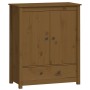 Aparador alto madera maciza de pino marrón miel 83x41,5x100 cm de vidaXL, Aparadores - Ref: Foro24-823517, Precio: 163,33 €, ...